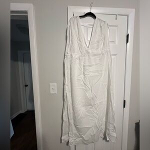 Kona Sol White Bathing Suit Cover-Up Size 1X